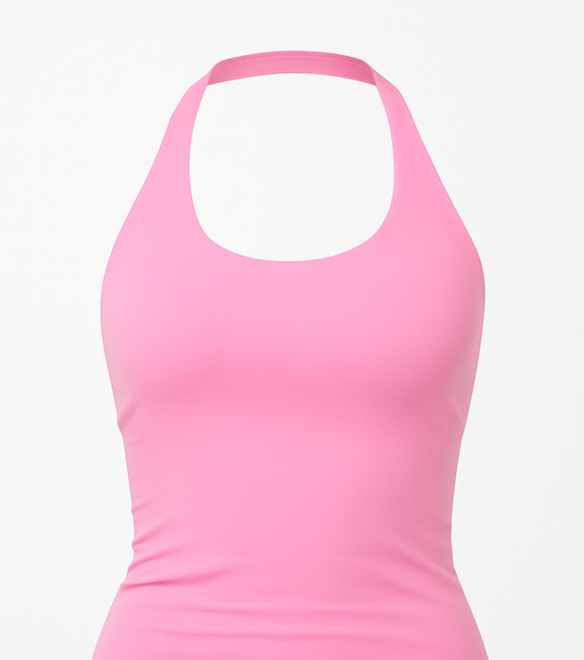 Butter pink halter top